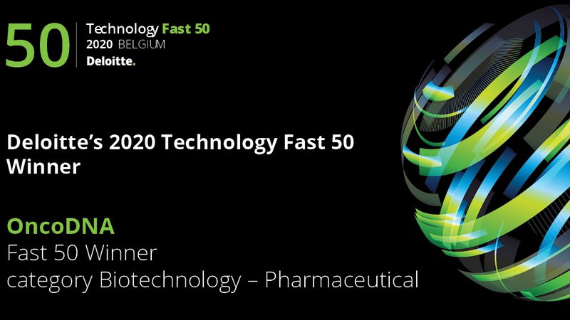 OncoDNA wins the Biotech Award of Deloitte’s 2020 Technology Fast50 competition